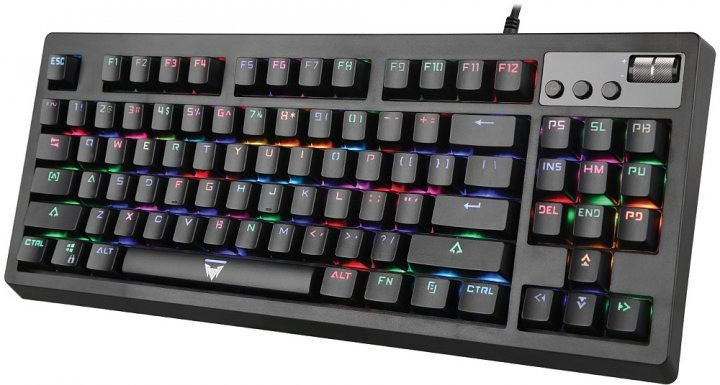Клавіатура механічна ігрова Crown CMGK-900. USB Клавіатура Краун для ПК з RGB підсвічуванням