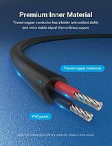 Кабель USB-DC5.5mm Vention PVC 5V 3A 1m Black (CEYBF), фото 5