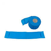 Комірці для стрижки перукарські одноразові в рулоні блакитні, 100 шт (1 рулон)