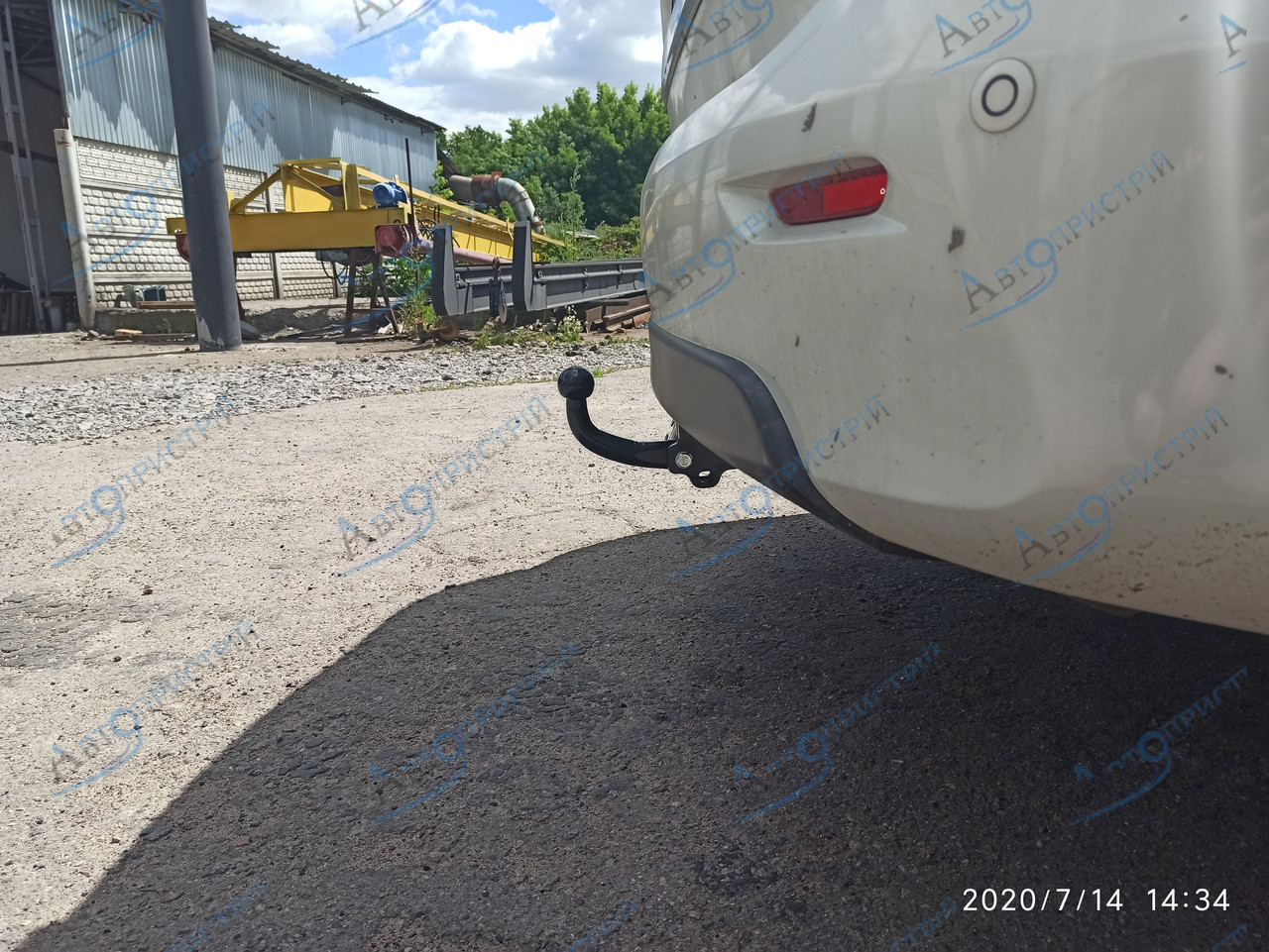 Фаркоп - Infiniti QX60 (JX35 USA) Кросовер (2013--) з'ємний на 2 болтах, фото 1