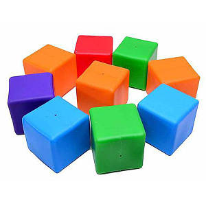 Кубики великі 9 шт (25*25*8,5 см) 020 Бамсик