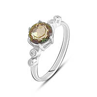 Серебряное кольцо SilverBreeze с мистик топазом 1.85ct (2122920) 16.5 TO, код: 8025723