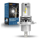 MINI Bi LED лампа H4 з обманкою , ВУЗЬКИЙ ДІОД, ПРАВИЛЬНИЙ ПУЧОК СВІТЛА, (на ближнє-дальнє світлоло ) 1шт, фото 9