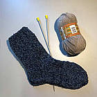 Шкарпетки зимові вовна теплі високі ручна в'язка розмір 40-46р, фото 8