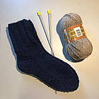 Шкарпетки зимові вовна теплі високі ручна в'язка розмір 40-46р, фото 9