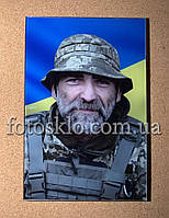 Фотостекло (фото под стеклом) военному ВСУ на памятник