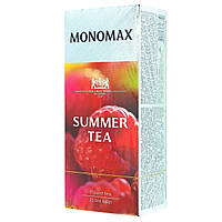 Чай каркаде МОНОМАХ с ароматом малины Summer Tea в пакетиках 25 шт 50 г