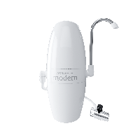 Настільний фільтр Аквафор Модерн вик. 2 білий (фільтр для очищення води, насадка на кран)