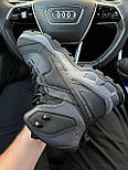 Трекінгові чоловічі черевики-кросівки Salomon Quest Element Gtx GORE-TEX теплі термо осінь-зима сірі, фото 3