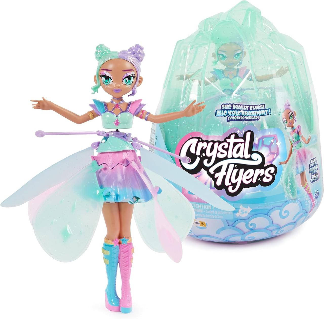 Інтерактивна лялька Летюча фея Піксі Hatchimals Pixies Crystal Flyers Pastel Kawaii Doll