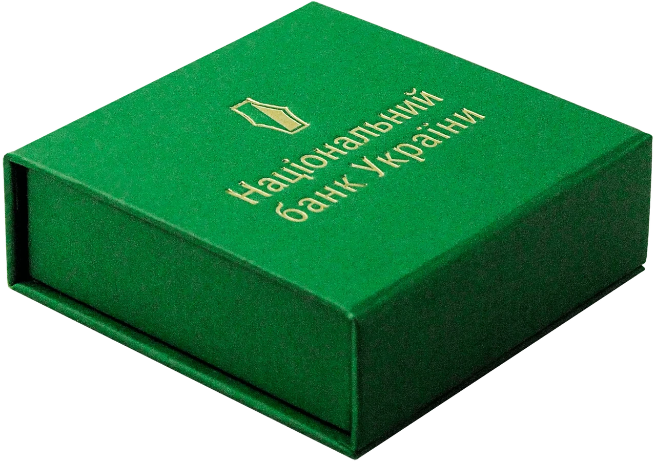 Футляр для інвестиційних та пам'ятних монет НБУ номіналом 10 гривень зі срібла зразка 2021 року