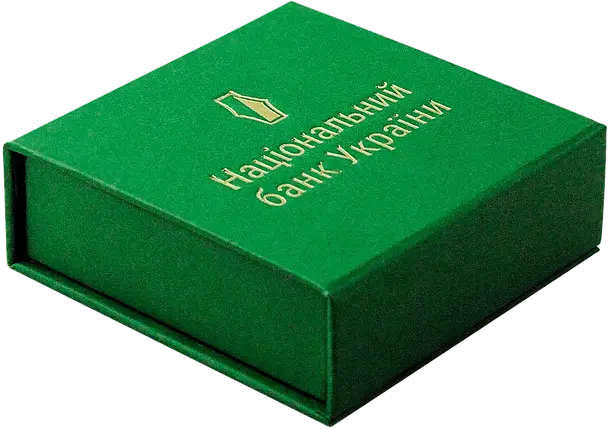 Футляр для інвестиційних та пам'ятних монет НБУ номіналом 10 гривень зі срібла зразка 2021 року, фото 1
