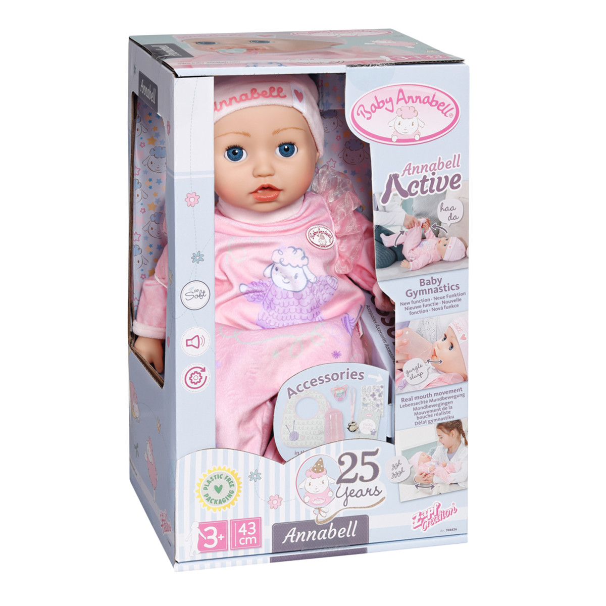 Інтерактивна лялька Baby Annabell - Моя маленька крихітка 43 см 706626