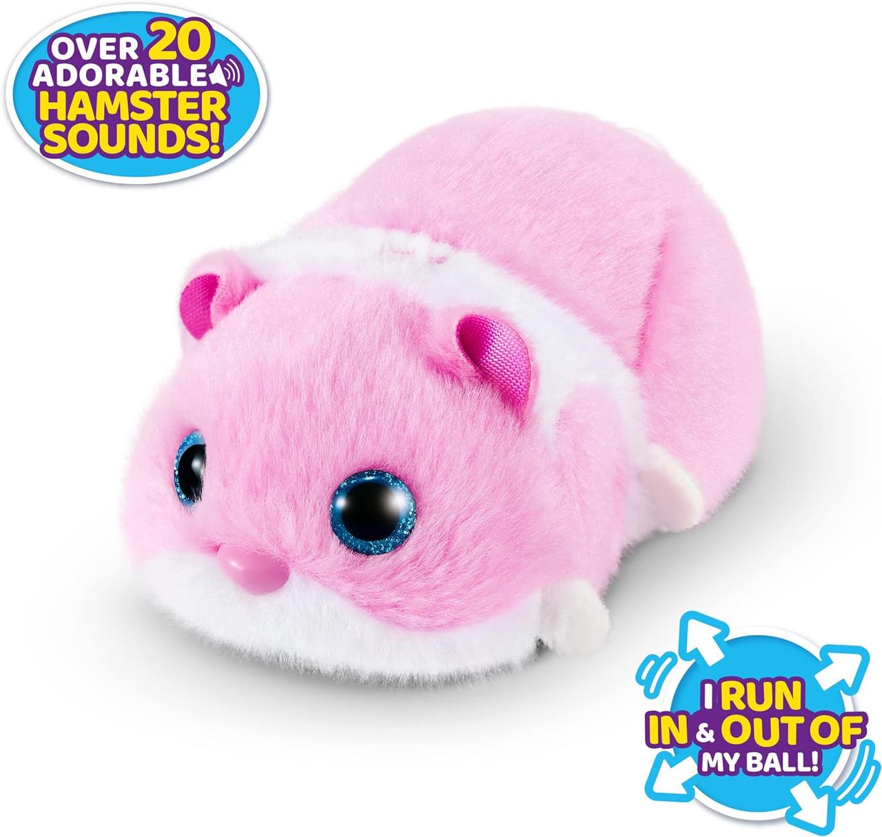 Інтерактивна іграшка Pets Alive Hamstermania Pink Кумедний хом'ячок Рожевий 9543B