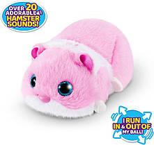 Інтерактивна іграшка Pets Alive Hamstermania Pink Кумедний хом'ячок Рожевий 9543B