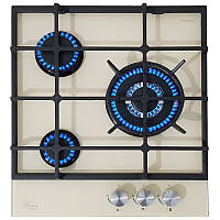 Варильна поверхня газова бежевого кольору на три конфорки ширина 45 см Luxor RG 455 Rustik, Німеччина