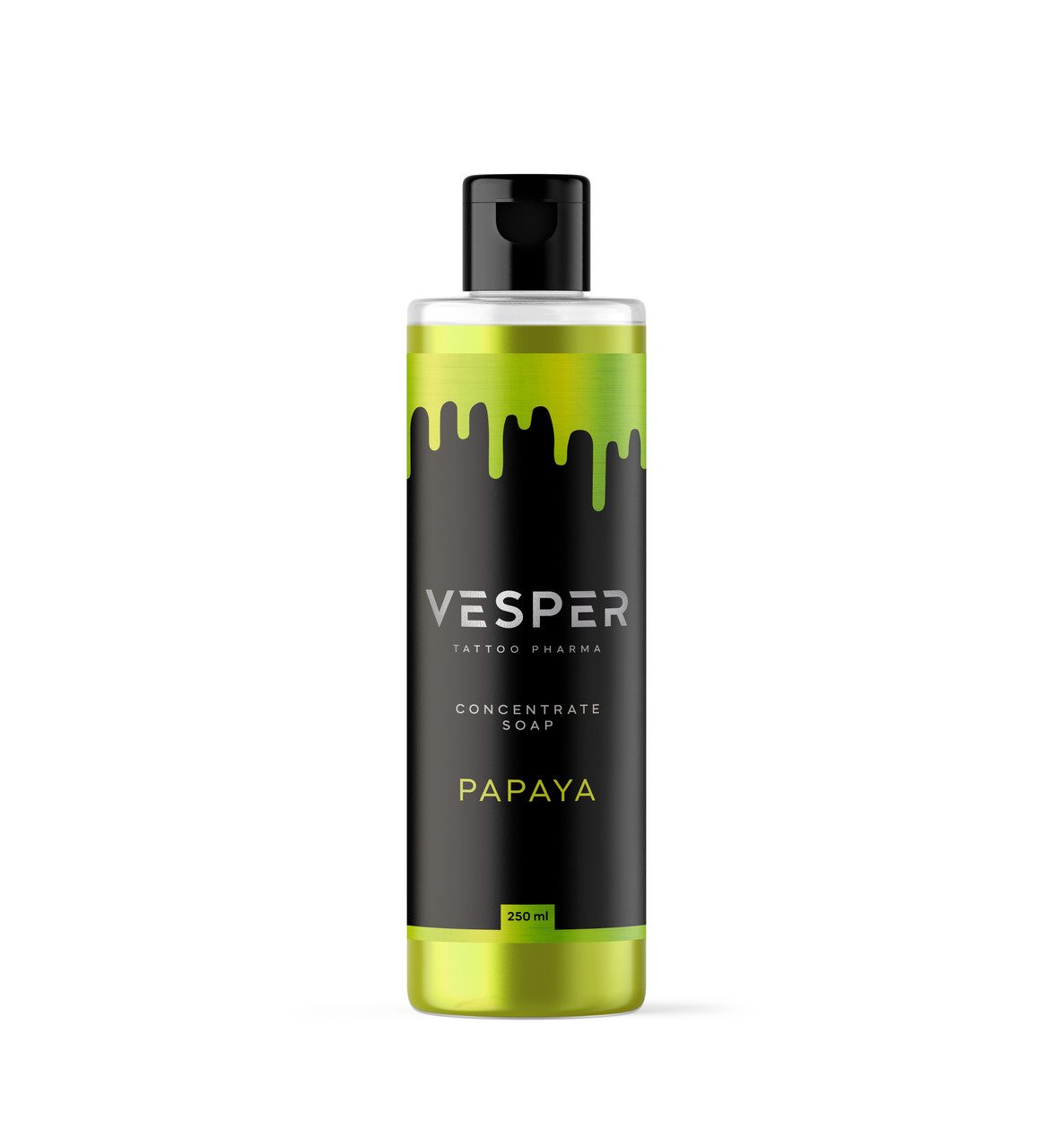 Антибактеріальне зелене мило VESPER PAPAYA,  250 мл