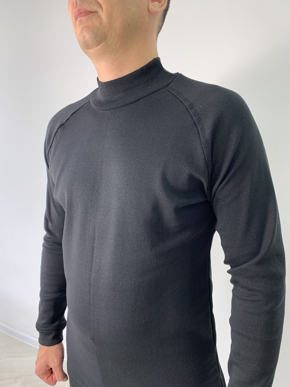 Термобілизна Реглан M, L, XL, 2XL рібана з начосом АНТРАЦИТ, фото 1