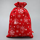 Новорічні мішечки для подарунків на Новий Рік від 100 шт., фото 6