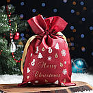 Новорічні мішечки для подарунків на Новий Рік від 100 шт., фото 8