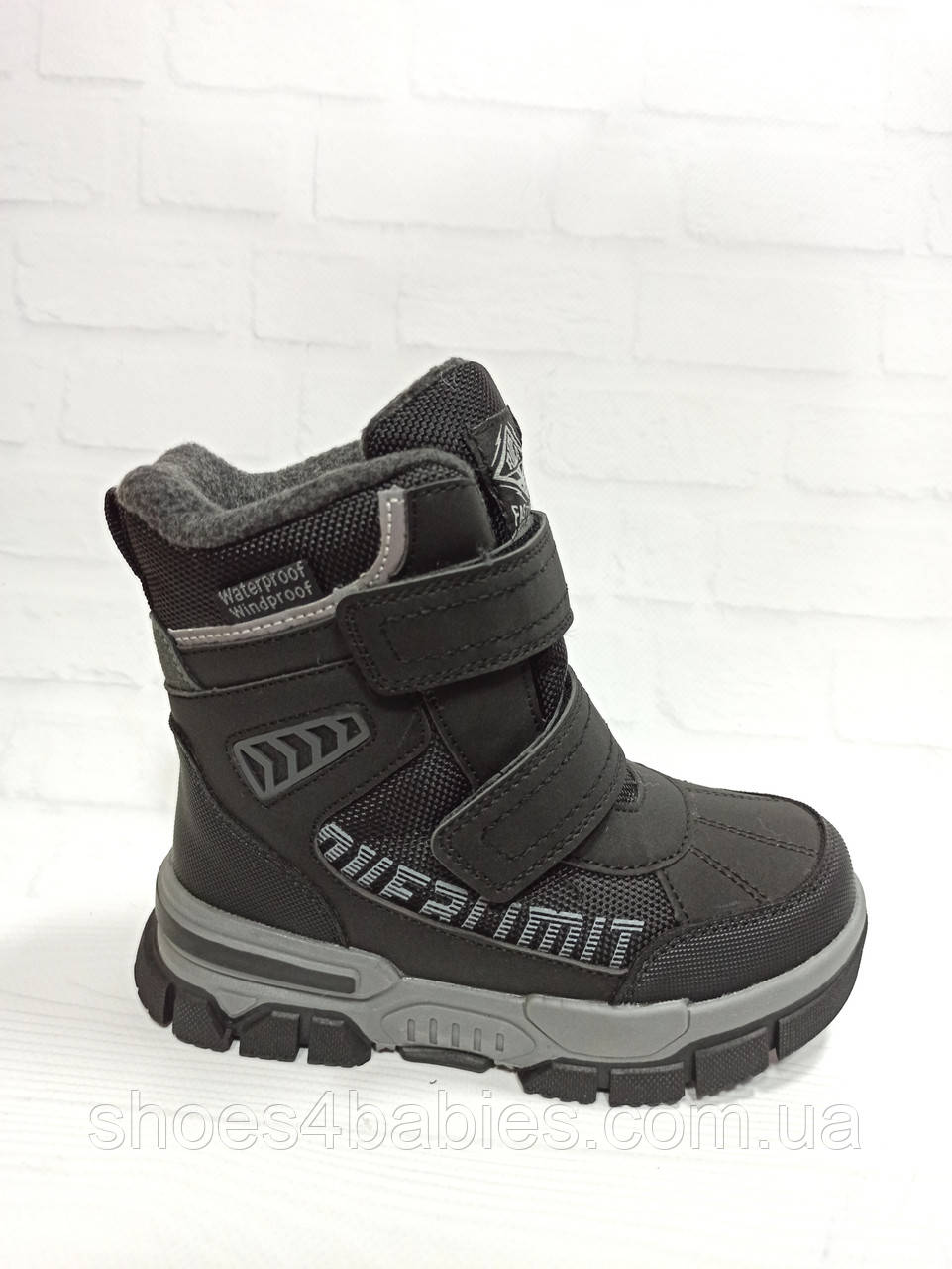 Термо черевики зимові Tom M Waterproof для хлопчика р. 27, 28 Чорні