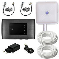 4G Интернет комплект для дачи с WiFi Роутером ZTE MF920u и антенной MIMO (Энергия). Интернет до 150 Мбит/с