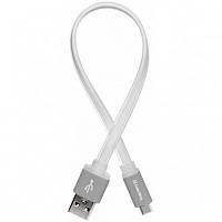 USB кабель для заряджання та передачі даних Type-C 2,0А 0,25м білий ColorWay