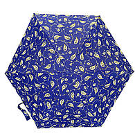Жіноча парасолька фірми Zest механічна, різні кольори з малюнком, система антивітер, довжина 16 см