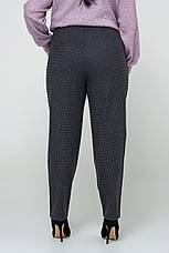 Трикотажні жіночі брюки з начосом батал, фото 2