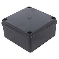 Распределительная коробка черная Pawbol S-BOX 116C 100x100x50 IP65 без вводов