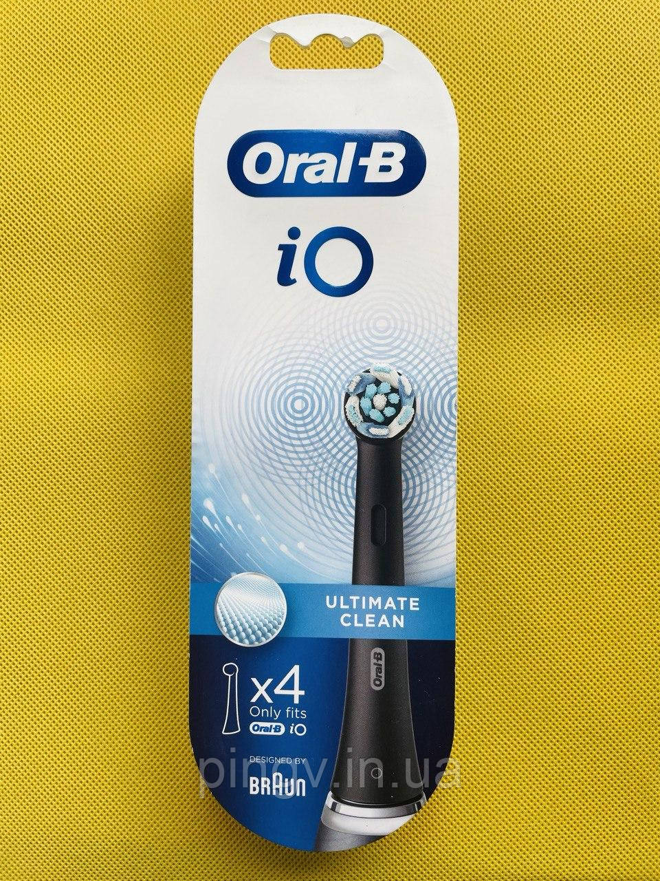 Насадки для зубної щітки ORAL-B IO Ultimate Clean 4 шт.