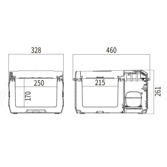 Компресорний автохолодильник Alpicool NL9 (9 літрів). До -20