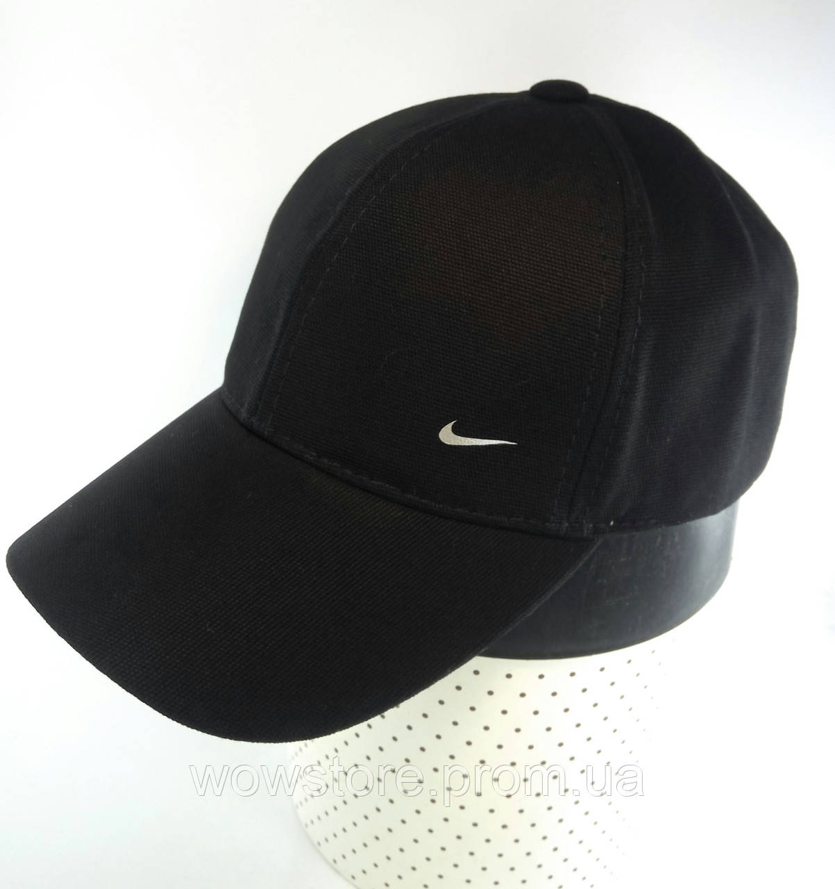Кепка мужская классическая черная nike Бейсболки унисекс однотонные ...