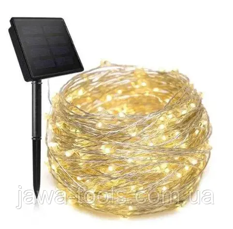 Гірлянда вулична на сонячній батареї (100 Led), фото 1