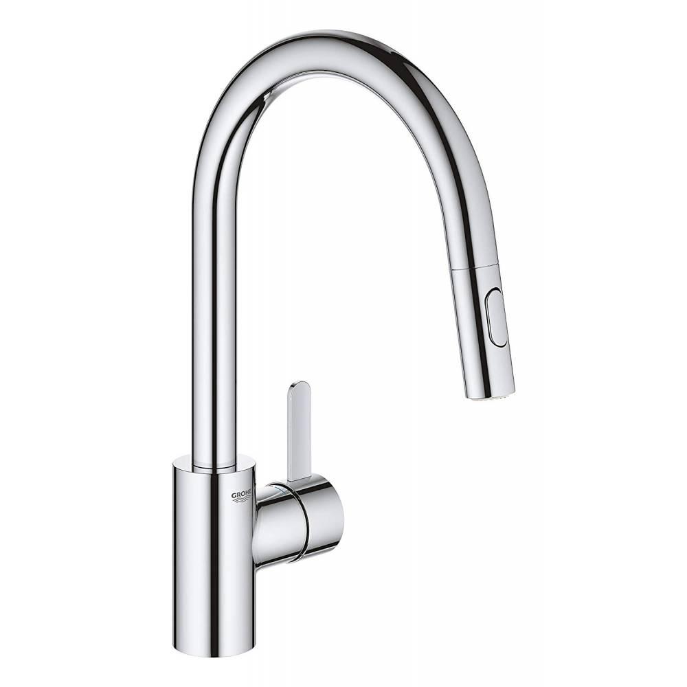 Змішувач для кухні з висувним виливом Grohe Eurosmart Cosmopolitan 31481001, фото 1