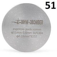 Улучшайзер для кофе 51mm. MHW-3BOMBER Espresso Puck Screen Сито для эспрессо