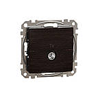 TV-розетка венге [SDD181471] ABS-UV Sedna Design&Element Шнейдер Електрік