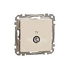 Кінцева TV розетка 4 дБ бежева [SDD112471] ABS-UV Sedna Design&Element Шнейдер Електрік