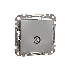 Кінцева TV розетка 4дБ алюміній [SDD113471] ABS-UV Sedna Design&Element Шнейдер Електрік