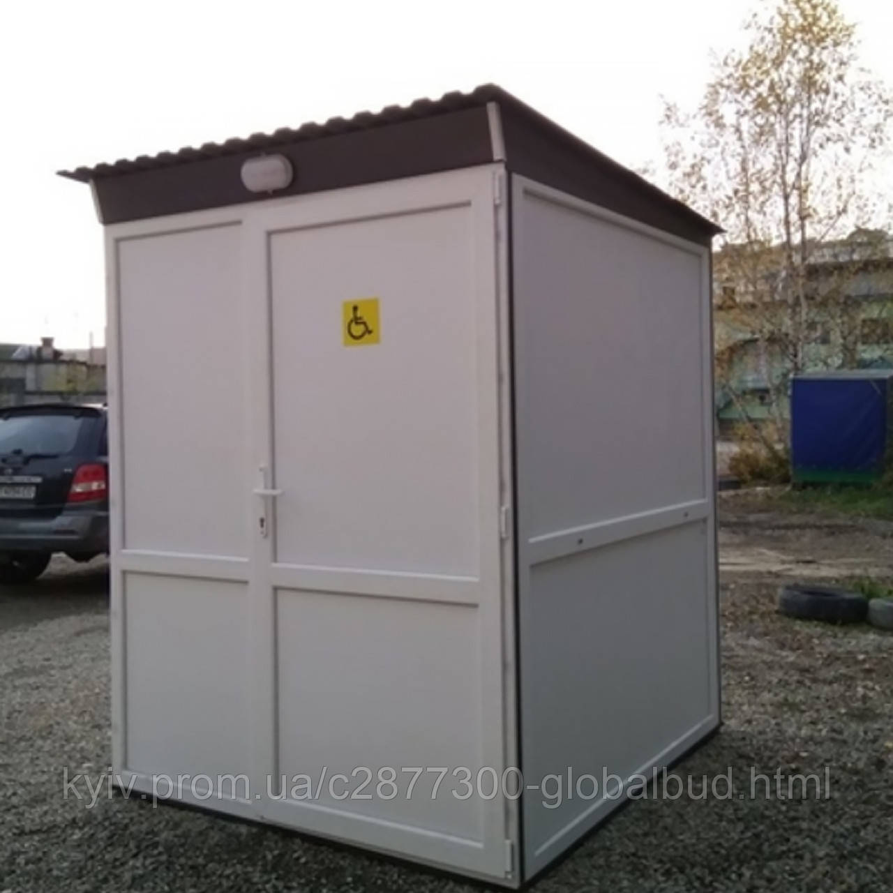 Уличный биотуалет для инвалидов 150х150х220, химический биотуалет (ID ...