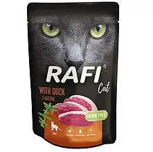 Консерви Rafi Cat Adult з качкою 100 г для котів Dolina Noteci