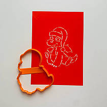 Форми-вирубки для пряників "Дракончик 15"