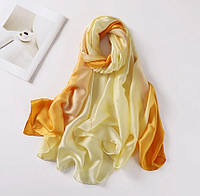 Шелковый женский шарф 180х80см