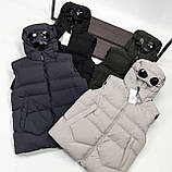 Чоловічий жилет CPCompany CK6727 чорний XL, XXL, фото 4