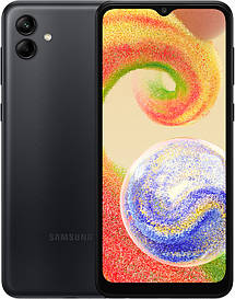 Samsung Galaxy A04 4/64GB Black (SM-A045F) UCRF Офіц.Гарантія 1 рік (*CPA -3% Знижка)_L