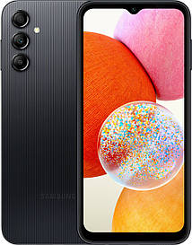 Samsung Galaxy A14 4/128GB Black (SM-A145F) UCRF Офіц.Гарантія 1 рік (*CPA -3% Знижка)_L