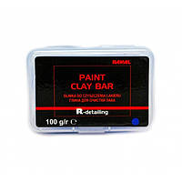 Глина для очистки ЛКП Ranal Paint Clay Bar 100 г (полумягкая - синяя)