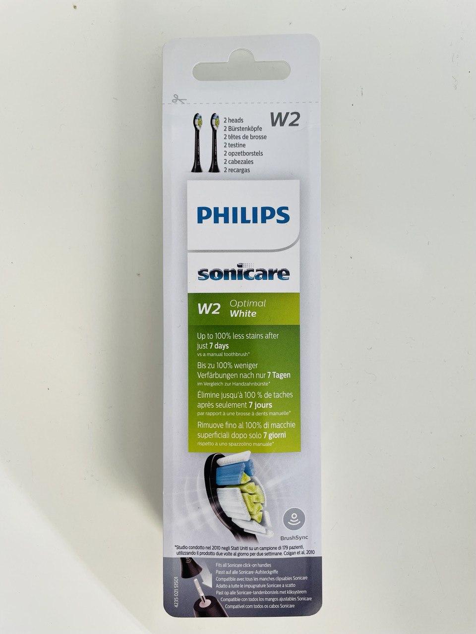 Насадки для зубной щетки Philips Sonicare W2 Optimal White HX6062/13