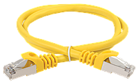 ITK Коммутационный шнур (патч-корд), кат. 5Е FTP LSZH 1м желтый