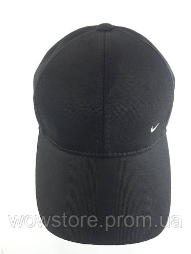 Кепка мужская классическая черная nike Бейсболки унисекс однотонные ...